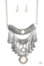 Load image into Gallery viewer, Paparazzi Jewelry Necklace Sahara Royal - White