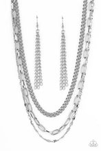 Load image into Gallery viewer, Paparazzi Jewelry Necklace Galvanized Grit - Silver