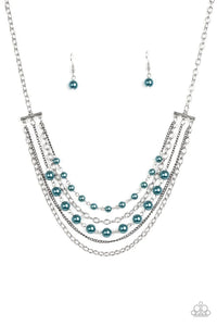 Paparazzi Necklace Metro Modest - Blue