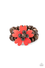Load image into Gallery viewer, Paparazzi Jewelry Wooden Tropical Flavor - Red