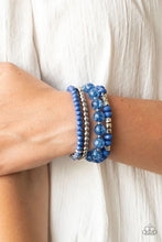 Load image into Gallery viewer, Paparazzi Jewelry Bracelet Layered Luster - Blue