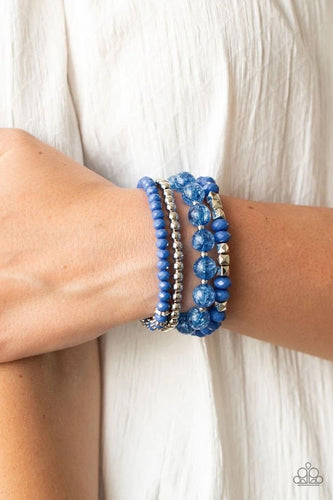 Paparazzi Jewelry Bracelet Layered Luster - Blue