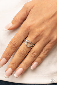 Paparazzi Jewelry Ring First Kisses - White