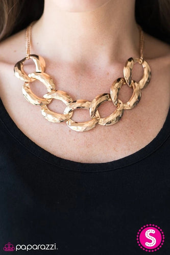 Paparazzi Jewelry Necklace Living Legend Gold