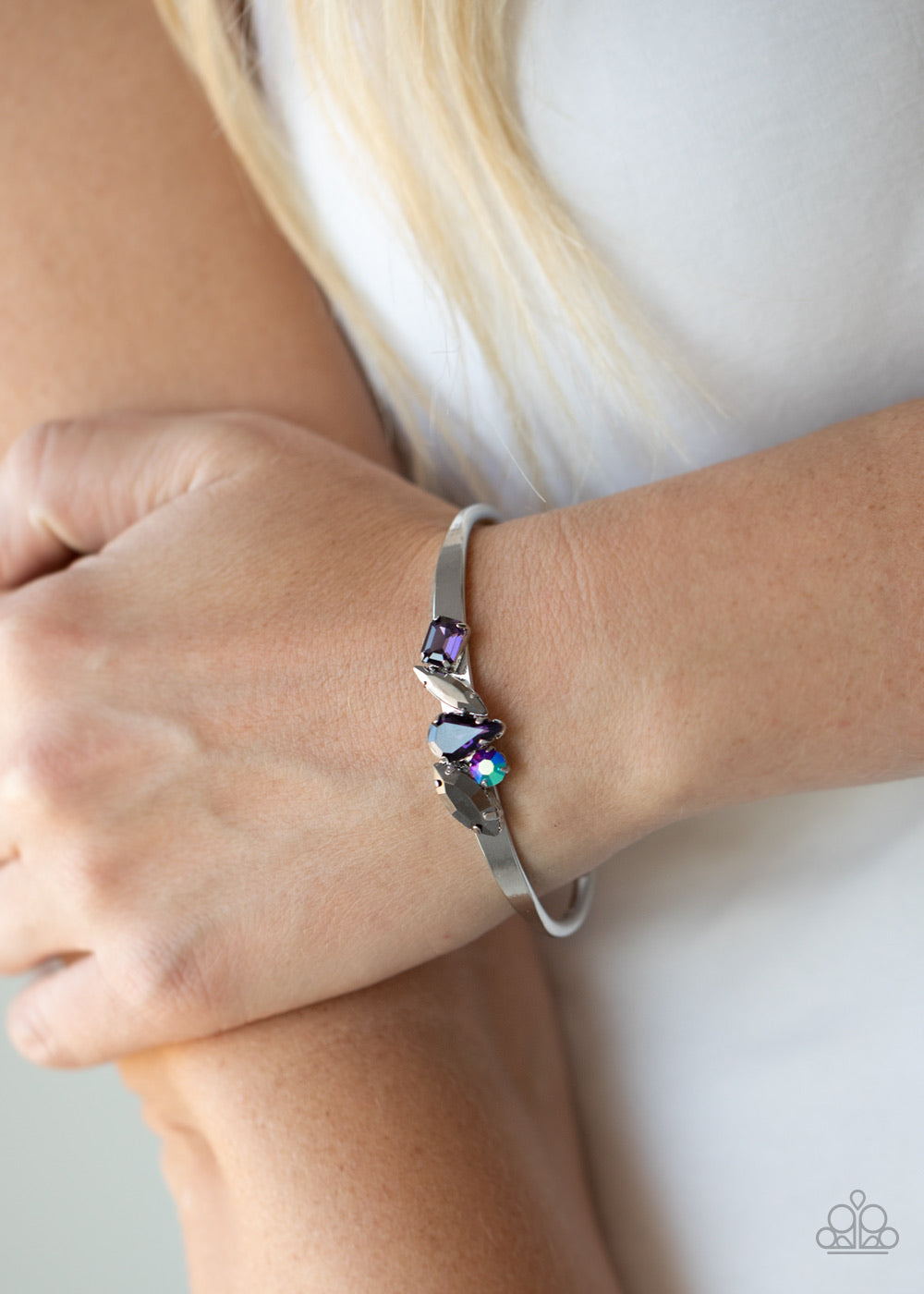 Paparazzi Jewelry Bracelet Gemstone Grotto - Purple