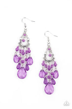 Load image into Gallery viewer, Paparazzi Jewelry Earrings Paid Vacation - Purple