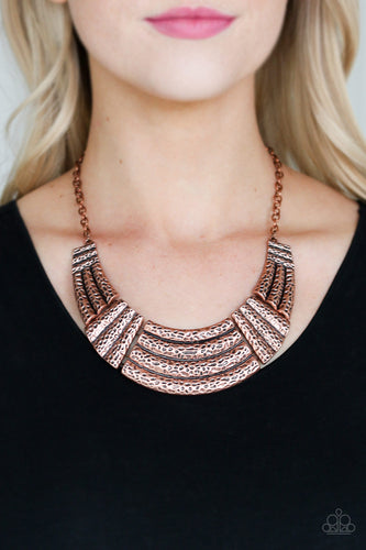 Paparazzi Jewelry Necklace Ready To Pounce - Copper