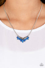 Load image into Gallery viewer, Paparazzi Jewelry Necklace Flash of Fringe - Blue