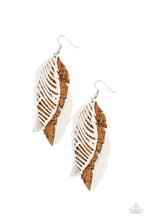 Load image into Gallery viewer, Paparazzi Jewelry Earrings WINGING Off The Hook - White