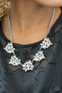 Paparazzi Jewelry Necklace EMP HEIRESS of Them All - White 0221