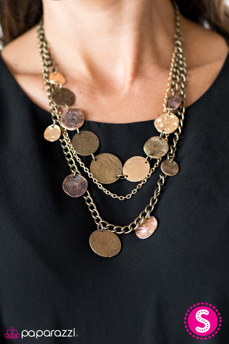 Paparazzi Jewelry Necklace Lost Treasure - Multi