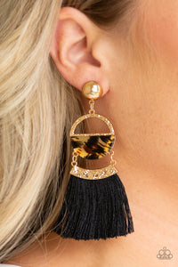 Paparazzi Jewelry Earrings Tassel Trot - Multi