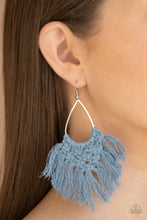 Load image into Gallery viewer, Paparazzi Jewelry Earrings Oh MACRAME, Oh My - Blue