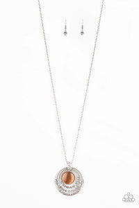 Paparazzi Jewelry Necklace A Diamond A Day - Orange