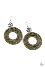 Load image into Gallery viewer, Paparazzi Jewelry Earrings Total Basket Green