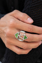 Load image into Gallery viewer, Paparazzi Jewelry Fashion Fix Making Me Edgy - Green 1220