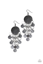 Load image into Gallery viewer, Paparazzi Jewelry Earrings Turn On The BRIGHTS - Black