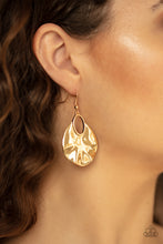 Load image into Gallery viewer, Paparazzi Jewelry Earrings Ruffled Refinery - Gold