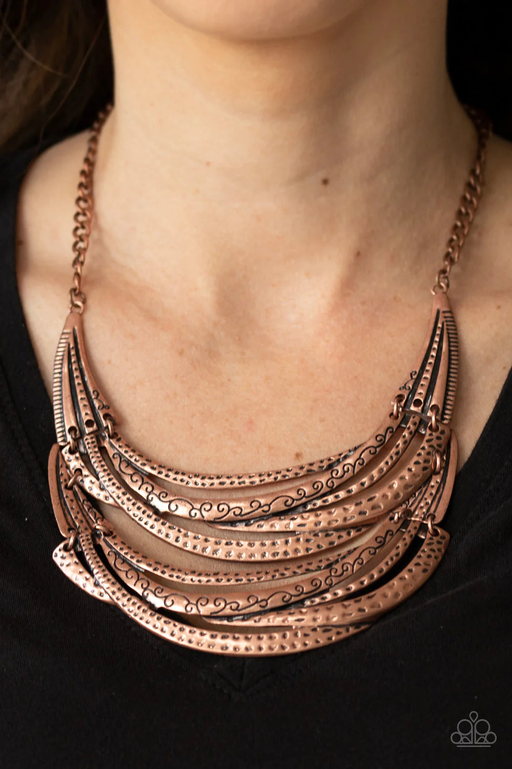 Paparazzi Jewelry Necklace Read Between The VINES - Copper