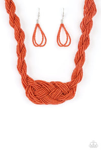 Paparazzi Jewelry Necklace A Standing Ovation - Orange