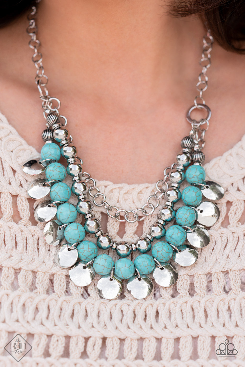 Paparazzi Jewerly Necklace Leave Her Wild - Blue