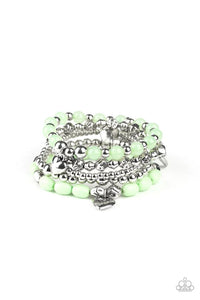 Paparazzi Jewelry Bracelet No CHARM Done - Green