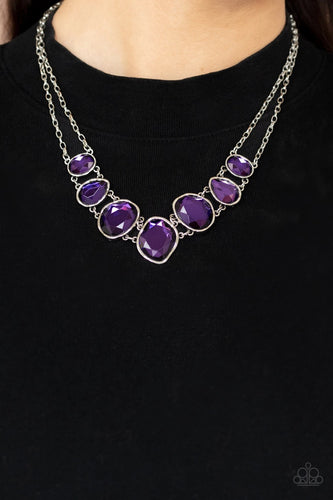 Paparazzi Jewelry Necklace Absolute Admiration - Purple