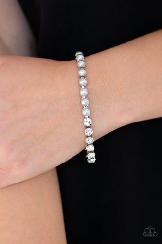 Paparazzi Jewelry Bracelet Out Like A SOCIALITE - Silver