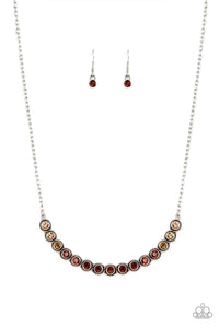 Paparazzi Exclusive Necklace Throwing SHADES - Brown