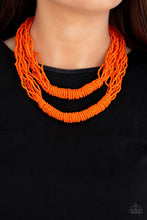 Load image into Gallery viewer, Paparazzi Jewelry Necklace Right As RAINFOREST - Orange