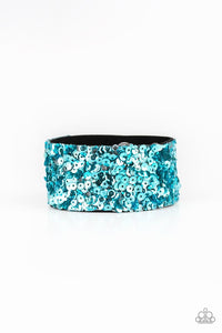 Paparazzi Jewelry Bracelet Starry Sequins - Blue