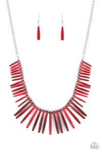 Paparazzi Jewelry Necklace Out of My Element - Red