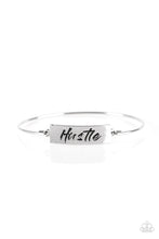 Load image into Gallery viewer, Paparazzi Jewelry Bracelet Hustle Hard - Silver