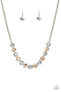 Paparazzi Jewelry Necklace Simple Sheen - Silver