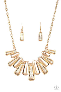 Paparazzi Jewelry Necklace MANE Up - Gold