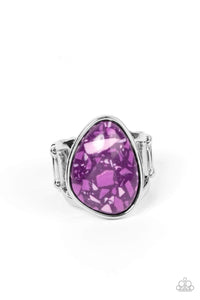 Paparazzi Jewelry Ring Earth Hearth - Purple