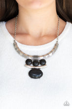 Load image into Gallery viewer, Paparazzi Jewelry Necklace Commander In CHIEFETTE - Black