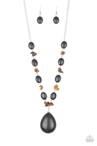 Paparazzi Jewelry Necklace Desert Diva - Black