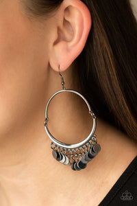 Paparazzi Jewelry Earrings Speed of SPOTLIGHT - Black