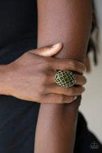 Load image into Gallery viewer, Paparazzi Jewelry Ring Stellar Scope - Green
