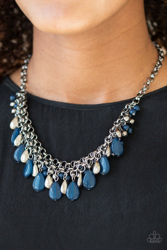 Paparazzi Jewelry Necklace Diva Attitude - Blue