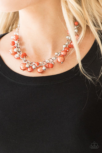 Paparazzi Jewelry Necklace The Upstater - Orange