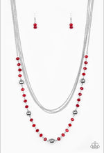 Load image into Gallery viewer, Paparazzi Jewelry Necklace High Standards - Red