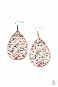 Paparazzi Jewelry Earrings Grapevine Grandeur - Copper
