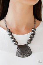 Load image into Gallery viewer, Paparazzi Jewelry Necklace Large and In Charge - Black