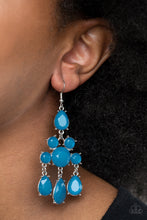Load image into Gallery viewer, Paparazzi Jewelry Earrings 1 profile logout  Back to Product List Afterglow Glamour - Blue