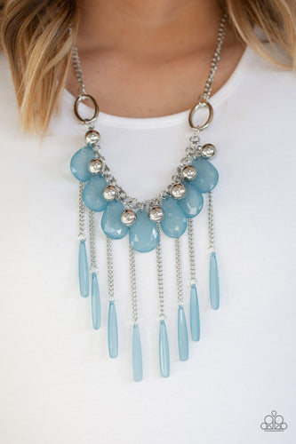 Paparazzi Jewelry Necklace Roaring Riviera - Blue