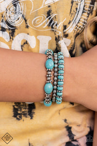 Paparazzi Jewelry Bracelet Take By SANDSTORM - Blue