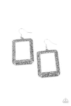 Load image into Gallery viewer, Paparazzi Jewelry Earrings World FRAME-ous - Silver