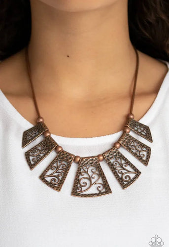 Paparazzi Jewelry Necklace Vintage Vineyard - Copper